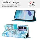 For itel City 100 Colored Drawing Pattern Plain Weave Leather Phone Case(Tower Butterfly) - 3