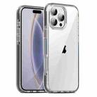 For iPhone 16 Pro TPE Airbag TPU+ PC Full Coverage Phone Case(Grey) - 1