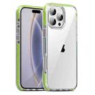 For iPhone 16 Pro TPE Airbag TPU+ PC Full Coverage Phone Case(Green) - 1