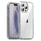 For iPhone 16 Pro TPE Airbag TPU+ PC Full Coverage Phone Case(Transparent) - 1