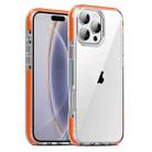 For iPhone 16 Pro Max TPE Airbag TPU+ PC Full Coverage Phone Case(Orange) - 1