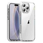 For iPhone 16 Pro Max TPE Airbag TPU+ PC Full Coverage Phone Case(White) - 1