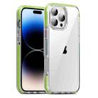 For iPhone 14 Pro TPE Airbag TPU+ PC Full Coverage Phone Case(Green) - 1