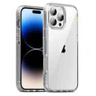 For iPhone 14 Pro TPE Airbag TPU+ PC Full Coverage Phone Case(Transparent) - 1