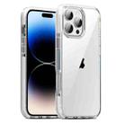 For iPhone 14 Pro Max TPE Airbag TPU+ PC Full Coverage Phone Case(White) - 1