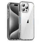 For iPhone 15 Pro Max TPE Airbag TPU+ PC Full Coverage Phone Case(Grey) - 1