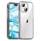 For iPhone 16 Plus TPE Airbag TPU+ PC Full Coverage Phone Case(Grey) - 1