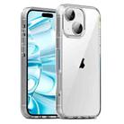 For iPhone 16 Plus TPE Airbag TPU+ PC Full Coverage Phone Case(Transparent) - 1