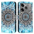 For Tecno Pova 6 Neo   Colored Drawing Pattern Plain Weave Leather Phone Case(Undersea Mandala) - 2