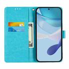 For Tecno Pova 6 Neo   Colored Drawing Pattern Plain Weave Leather Phone Case(Tower Butterfly) - 3