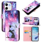 For Tecno Spark 30 5G / Pova 6 Neo 5G Colored Drawing Pattern Plain Weave Leather Phone Case(Baby Panda) - 1