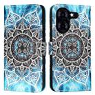 For Tecno Pova 5 4G Colored Drawing Pattern Plain Weave Leather Phone Case(Undersea Mandala) - 2