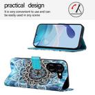 For Tecno Pova 5 4G Colored Drawing Pattern Plain Weave Leather Phone Case(Undersea Mandala) - 3
