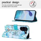 For Tecno Pova 5 4G Colored Drawing Pattern Plain Weave Leather Phone Case(Tower Butterfly) - 3