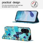 For Tecno Pova 5 4G Colored Drawing Pattern Plain Weave Leather Phone Case(Love Butterfly) - 3