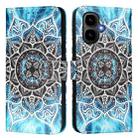 For Tecno Pop 10 Colored Drawing Pattern Plain Weave Leather Phone Case(Undersea Mandala) - 2