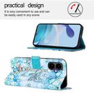 For Tecno Pop 10 Colored Drawing Pattern Plain Weave Leather Phone Case(Tower Butterfly) - 3