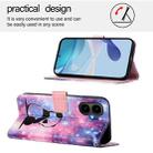 For Tecno Pop 10 Colored Drawing Pattern Plain Weave Leather Phone Case(Baby Panda) - 3