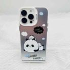 For iPhone 15 Pro Max Cartoon Panda TPU Hybrid PC Phone Case(Sleep Panda) - 2