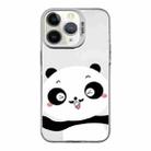 For iPhone 11 Pro Max Cartoon Panda TPU Hybrid PC Phone Case(Wink Panda) - 1