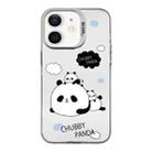 For iPhone 11 Cartoon Panda TPU Hybrid PC Phone Case(Sleep Panda) - 1