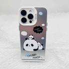 For iPhone XS / X Cartoon Panda TPU Hybrid PC Phone Case(Sleep Panda) - 2