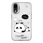 For iPhone XR Cartoon Panda TPU Hybrid PC Phone Case(Sleep Panda) - 1