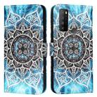 For TCL 30Z T602DL Colored Drawing Pattern Plain Weave Leather Phone Case(Undersea Mandala) - 2