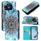 For TCL 50 Pro NxtPaper Colored Drawing Pattern Plain Weave Leather Phone Case(Undersea Mandala) - 1