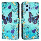 For UMIDIGI Power 7 Max Colored Drawing Pattern Plain Weave Leather Phone Case(Love Butterfly) - 2