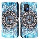 For Umidigi Bison X20 Colored Drawing Pattern Plain Weave Leather Phone Case(Undersea Mandala) - 2