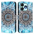 For Umidigi A15 / A15C / A15T Colored Drawing Pattern Plain Weave Leather Phone Case(Undersea Mandala) - 2