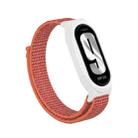 For Xiaomi Smart Band 8 / 9 PC Case + Loop Nylon Hook and Loop Fastener Watch Band(Rose Red) - 1