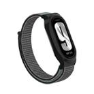 For Xiaomi Smart Band 8 / 9 PC Case + Loop Nylon Hook and Loop Fastener Watch Band(Anchor Gray) - 1