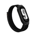 For Xiaomi Smart Band 8 / 9 PC Case + Loop Nylon Hook and Loop Fastener Watch Band(Dark Black) - 1