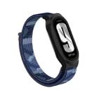 For Xiaomi Smart Band 8 / 9 PC Case + Loop Nylon Hook and Loop Fastener Watch Band(Quiet Blue) - 1