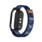 For Xiaomi Smart Band 8 / 9 PC Case + Loop Nylon Hook and Loop Fastener Watch Band(Quiet Blue) - 3