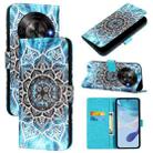 For ZTE Blade A75 5G / Nubia Focus Colored Drawing Pattern Plain Weave Leather Phone Case(Undersea Mandala) - 1