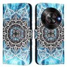 For ZTE Blade A75 5G / Nubia Focus Colored Drawing Pattern Plain Weave Leather Phone Case(Undersea Mandala) - 2