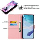 For ZTE Blade V70 Vita / nubia V70 Design Colored Drawing Pattern Plain Weave Leather Phone Case(Baby Panda) - 3