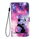 For ZTE nubia Z60 Ultra Colored Drawing Pattern Plain Weave Leather Phone Case(Baby Panda) - 3