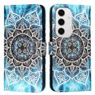 For Samsung Galaxy S24 FE 5G   Colored Drawing Pattern Plain Weave Leather Phone Case(Undersea Mandala) - 2