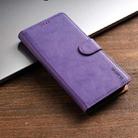 For iPhone 16 Pro Max N.BEKUS CSJ-P1 Solid Color Leather Phone Case(Purple) - 2