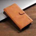 For iPhone 16 Pro N.BEKUS CSJ-P1 Solid Color Leather Phone Case(Brown) - 2