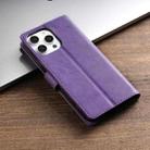 For iPhone 16 Pro N.BEKUS CSJ-P1 Solid Color Leather Phone Case(Purple) - 3