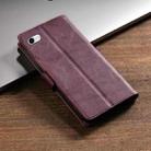 For iPhone SE 2024 N.BEKUS CSJ-P1 Solid Color Leather Phone Case(Wine Red) - 3