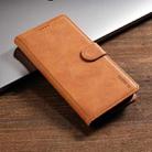 For iPhone 15 Pro N.BEKUS CSJ-P1 Solid Color Leather Phone Case(Brown) - 2