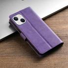 For iPhone 14 / 13 N.BEKUS CSJ-P1 Solid Color Leather Phone Case(Purple) - 3