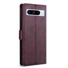 For Google Pixel 6a N.BEKUS CSJ-P1 Solid Color Leather Phone Case(Wine Red) - 3