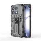 For Redmi K70 Ultra 5G Global Supersonic PC + TPU Holder Phone Case(Black) - 1